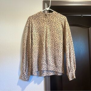 Abercrombie Cheetah Print long sleeve